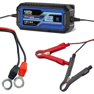 Интелигентно зарядно устройство Krafton KR 124 – 6V/12V, 4A